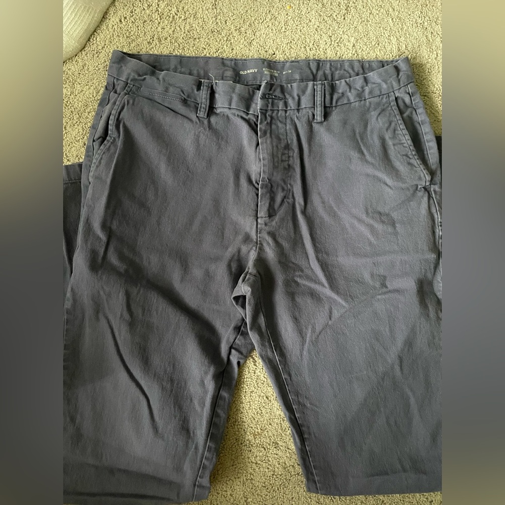 34x34 Blue “Khaki” Old Navy Pants